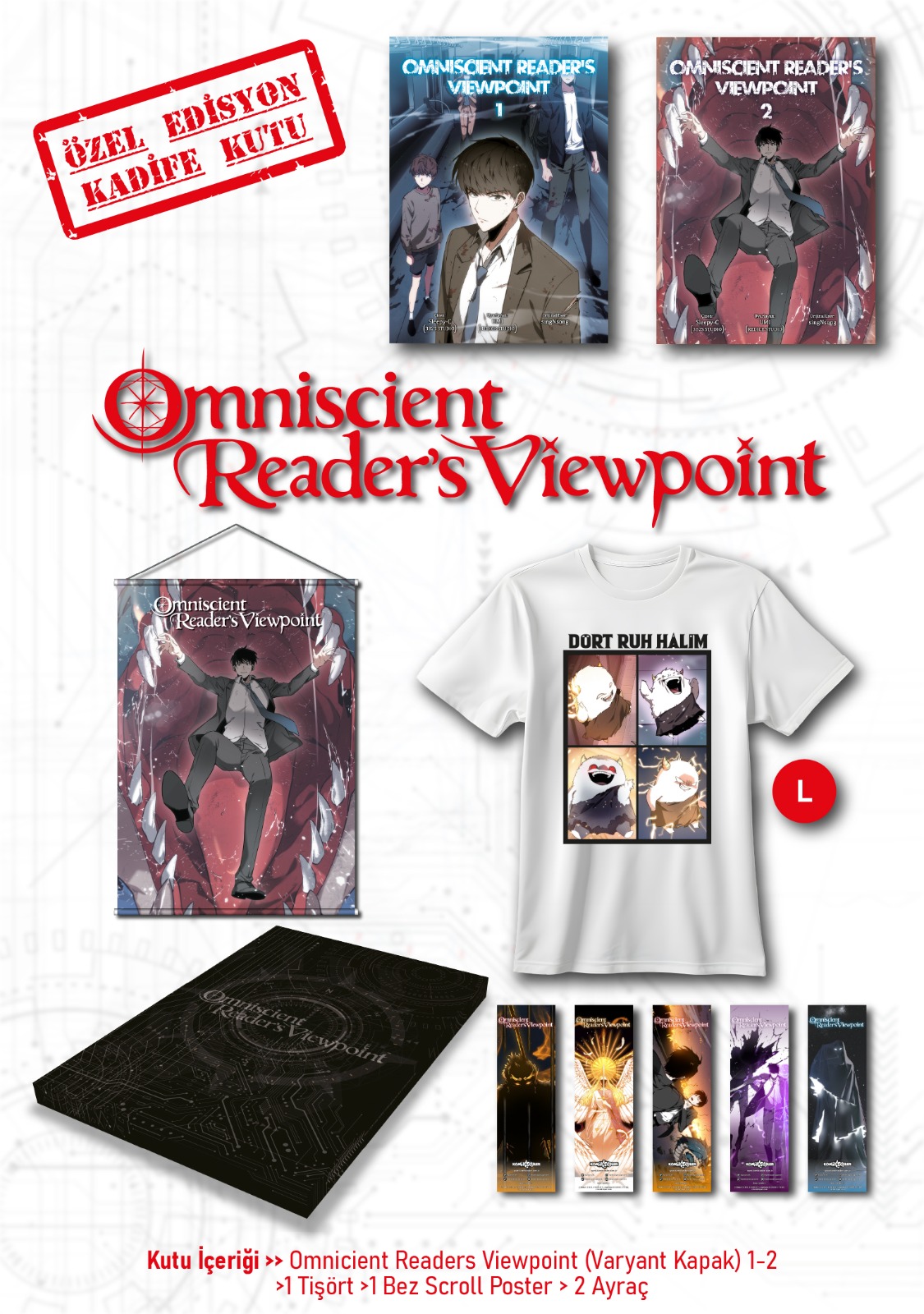 OMNİSCİENT READER'S VİEWPOİNT KOLEKSİYON 1&2 KUTU SET (L)