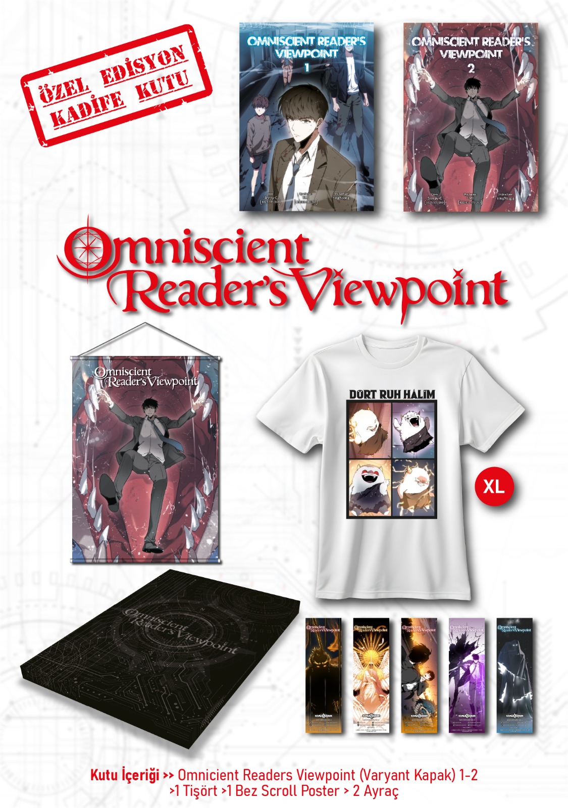 OMNİSCİENT READER'S VİEWPOİNT KOLEKSİYON 1&2 KUTU SET (XL)